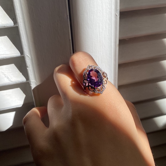 amethyst ring - Picture 3 of 5